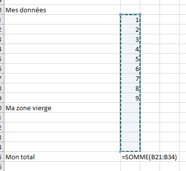 Option cellules vides